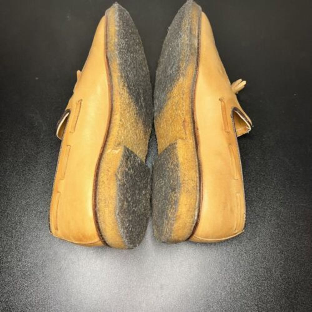 Tan Leather Tassel Loafers - Picture 7 of 12